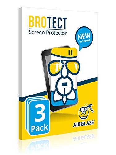 BROTECT Protector Pantalla Cristal Compatible con Vorwerk Thermomix TM6 Protector Pantalla Vidrio (3 Unidades) - Dureza Extrema, Anti-Huellas