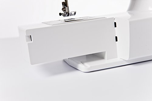 Brother CS10s Máquina de coser, Metal, blanco, rojo, Full-size sewing machine