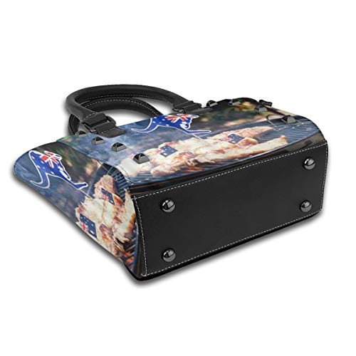 BROWCIN Hombre australiano icónico de la barbacoa que cocina chuletas salchichas y filete Desmontable Moda Tendencia Bolso de las señoras Bolso de hombro