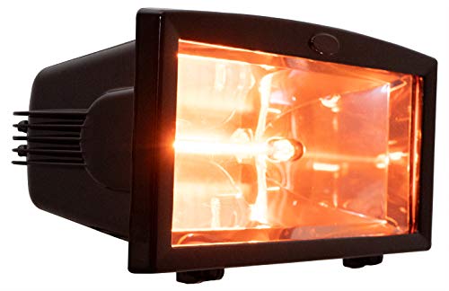 BRUBAKER InfraredMagicSun - Estufa calentadora por Infrarrojos (para terrazas), Color Negro