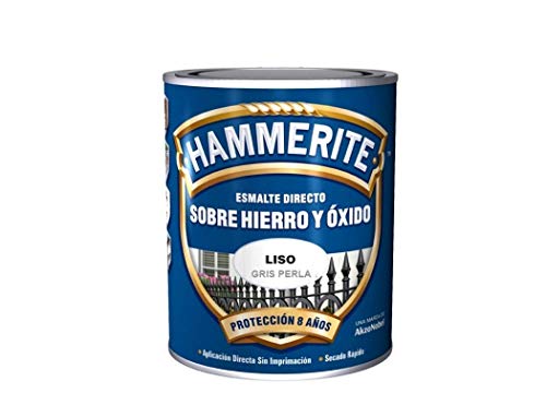 BRUGUER ASINOAUK30KSUD16822 HAMMERITE Esmalte Brillante 750 ML, Gris Perla Liso