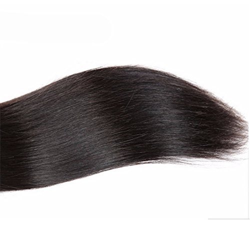 Brzailian Cabello virgen lacio 100% cabello humano, mechones de cabello sin procesar, trama de color natural 10 "-36"