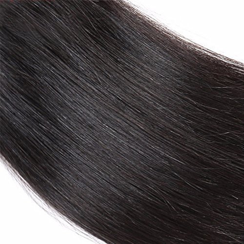 Brzailian Cabello virgen lacio 100% cabello humano, mechones de cabello sin procesar, trama de color natural 10 "-36"