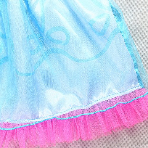 BT WILLING - Disfraz de princesa Poppy, de Trolls, con peluca, para fiestas de disfraces o de Halloween