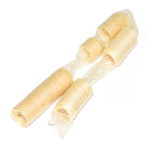 Bulary 14M * 26MM Carne de Salchicha de colágeno Fresco Comestible para Hacer Salchicha Asada Salchicha Seca Salchicha Perrito Caliente