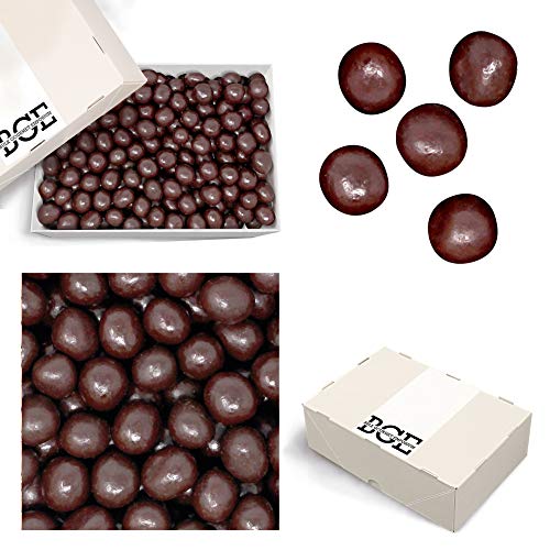 Bulk Gourmet Emporium - Cerezas amarena bañadas en chocolate negro belga, producto vegetariano, halal y sin envase de plástico, 1,5 kg