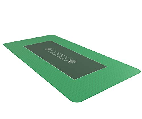 Bullets Playing Cards Alfombra de póker Profesional de 140 x 75 cm Propia Mesa de póker – Alfombrilla de póker Alfombra de póker – Recubrimiento para la Mesa para Jugar al póker