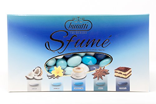 Buratti Confetti Tenerezze Sfume Almendras Recubiertas De Chocolate Azul 1000 g (F U A Z 1 0 0)