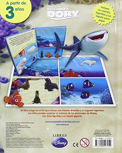 Buscando a Dory. Mi libro-juego: Incluye un cuento, figuritas y un tapete para jugar (Libroaventuras)