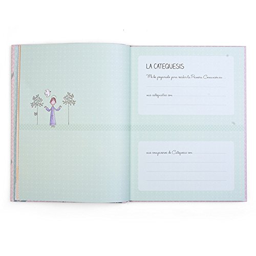 Busquets Libro Recuerdos Musical Primera Comunión Caliz y Flores