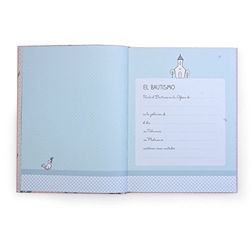 Busquets Libro Recuerdos Musical Primera Comunión Caliz y Flores