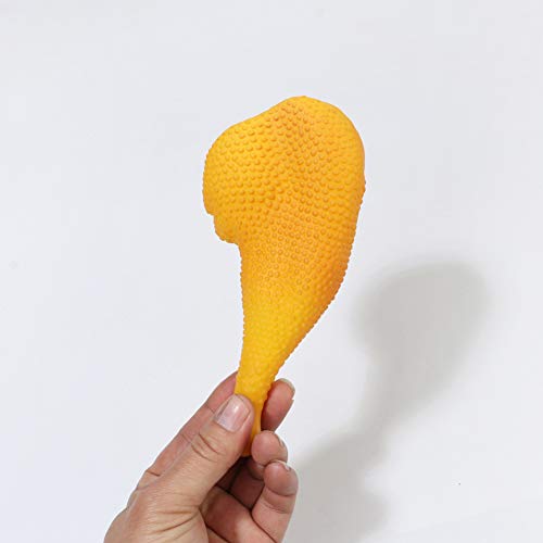 Buty Perro Mascota Chew Piernas De Pollo Asado Mascotas De Juguete Chirriante Juguete Divertido Sondeo Squeaker Limpieza De Dientes De Juguete por Pequeña Mediana Grande Perro Juguetes Naranja