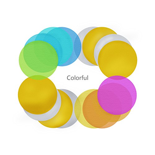 BUWANT Confetti Globos 20 Piezas 12 Pulgadas para Decoraciones de Fiesta, 10 Piezas de Oro y 10 Piezas Colorido