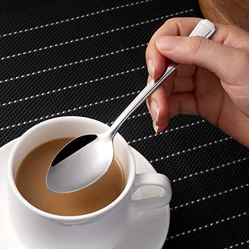 Buyer Star - Cubertería (12 piezas, acero inoxidable), color plateado 12 Tea Spoons plata