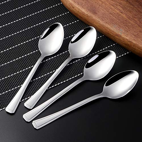 Buyer Star - Cubertería (12 piezas, acero inoxidable), color plateado 12 Tea Spoons plata