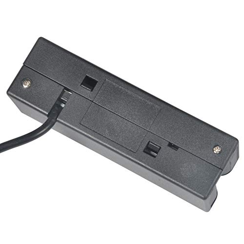 BYARSS Lector de Tarjetas de crédito USB, MSR90 Lector de Tarjetas de Banda magnética USB 3 Pistas Mini mag Hi-Co Swiper