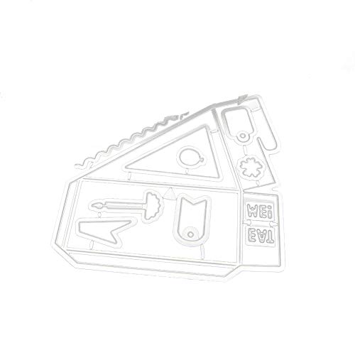cA0boluoC Troqueles de Metal Dies Corte,Caja de regalo de caramelo Plantillas Estarcir para DIY Tarjeta Papel Álbum Scrapbook Decoración