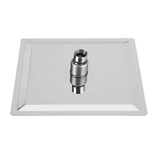 Cabezal de Ducha Rainfall Rain Baño de Acero Inoxidable cuadrangular Ultrafino Rociador Superior Montaje en Pared o en Techo Cabezal de Ducha Fijo
