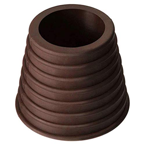 Cabilock Cuña Cónica de Sombrilla de Patio para Apertura de Orificio de Mesa de Patio O Soporte de Base de Sombrilla Cubierta de Protección Solar (Marrón)