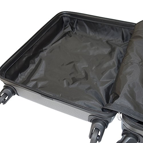Cabin Max Toronto - Maleta de Cabina 55x40x20 con 4 Ruedas de Rotación de 360 Grados Trolley Rígido de ABS Aprobado para Thomson, Etihad, Jet2, EasyJet y Más
