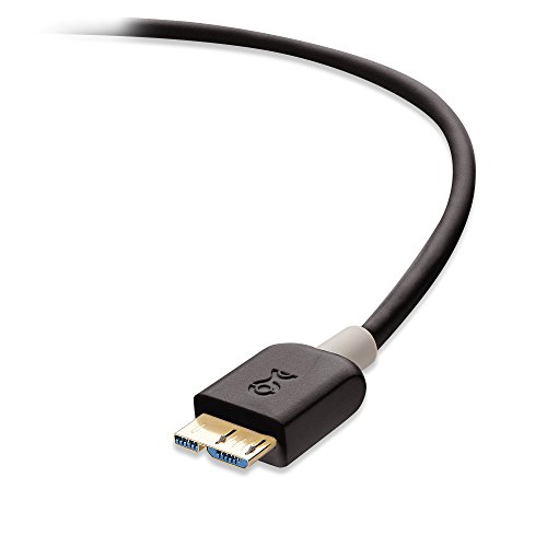 Cable Matters Cable USB Tipo C a Micro USB 3.0 (Cable USB C a Micro USB 3/ Cable Micro USB 3.0 a USB C) en Negro 1m