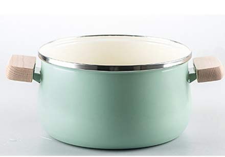 Cacerolas Olla De Leche Esmaltada De Porcelana De 16 Cm 1.7l Cocina Olla Antiadherente Mini Olla Con Tapa Cocina De Inducción Estufa De Gas Utensilios De Cocina Aplicables