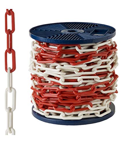 Cadena Plastico Bicolor   6 mm.  Rollo 25 metros