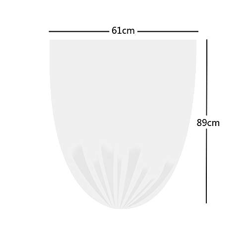 Cadine Bolsas De Basura 50 L, 100 Bolsas, Transparente Bolsas Basura Grande