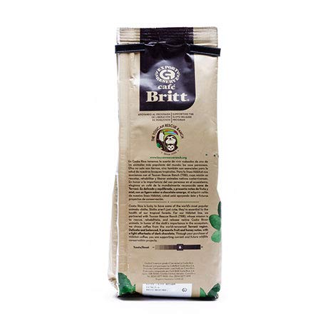 Café Britt Costa Rica | Café Gourmet Hábitat Blend | 100% Café Arábica | kosher, sin gluten | molido | paquete de 340 g