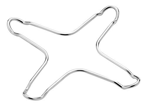 Café Ole Salvamanteles para encimera, cafetera, Espresso, Acero Inoxidable, 9.5 x 9.5 x 0.6 cm