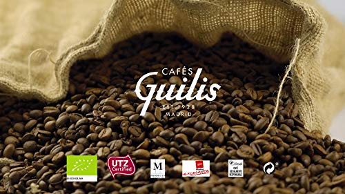 CAFES GUILIS DESDE 1928 AMANTES DEL CAFE - Café Molido de Grano Arábica Orgánico Bio Eco Natural Tueste Artesanal 1 kg