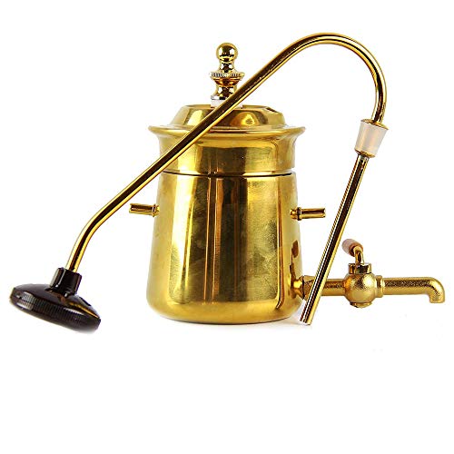 Cafetera Siphonic Royal Family Balance Sifón Cafetera, diseño clásico y elegante, fácil de limpiar, color dorado
