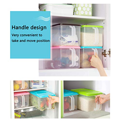 caja Caja De Almacenamiento De Cocina Contenedor De Almacenamiento De Alimentos Sello De PláStico Transparente A Prueba De Polvo - Resistente Al Calor Y Al FríO - Caja De Almacenamiento De Granos 2