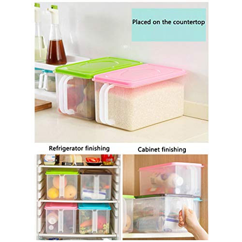caja Caja De Almacenamiento De Cocina Contenedor De Almacenamiento De Alimentos Sello De PláStico Transparente A Prueba De Polvo - Resistente Al Calor Y Al FríO - Caja De Almacenamiento De Granos 2
