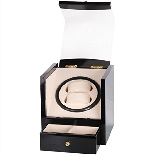 Caja del reloj - Caja de almacenamiento de la caja del reloj Caja de almacenamiento del reloj Caja de exhibición de la caja de colección Mesa de batidos Caja de reloj automática Motor eléctrico Caja d