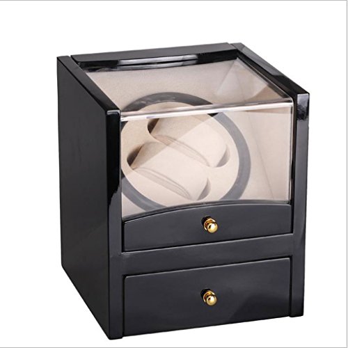 Caja del reloj - Caja de almacenamiento de la caja del reloj Caja de almacenamiento del reloj Caja de exhibición de la caja de colección Mesa de batidos Caja de reloj automática Motor eléctrico Caja d