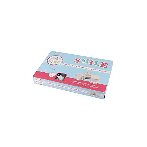 Cake Star Mini Push Cutters - Uppercase Alphabet Set 26 Piece