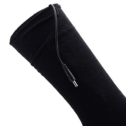 Calcetines calefactores elásticos cómodos Esquí Grande for Mantener los pies Calientes Calientapiés eléctricos calefactables Calcetines 2 Colores for el Invierno Calcetines calefactores