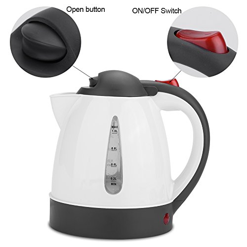 Caldera del coche de 1000ml 24V, caldera de agua eléctrica del calentador de agua de la caldera del camión del coche del viaje portátil para la fabricación del café del té