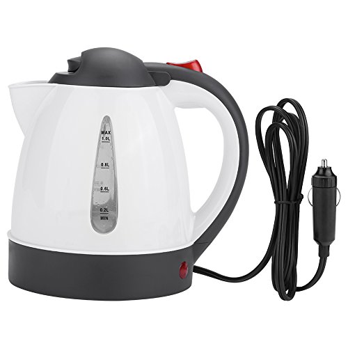 Caldera del coche de 1000ml 24V, caldera de agua eléctrica del calentador de agua de la caldera del camión del coche del viaje portátil para la fabricación del café del té