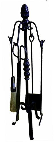 Caldereria Artesana 3010 - Juego de Chimenea 4P Macolla Hierro 220x750mm