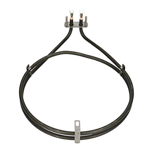 Calefacción por anillo Calefacción por aire circulante Calefacción por aire circulante 2500W 230V Horno de cocción Estufa para EGO 20.17983.000 Bosch 083517 AEG 8996619128615