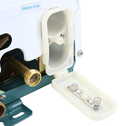 Calentador de gas propano instantáneo de Ridgeyard 6L LPG. Depósito de agua caliente