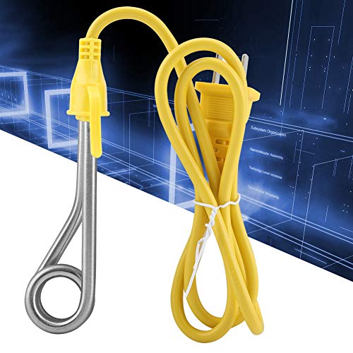 Calentador eléctrico, inmersión de café de agua caliente con mini caldera para uso de viaje en la oficina doméstica (600 W 220 V)