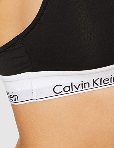 Calvin Klein 0000F3785E, Sujetador para Mujer, Negro (Black), 38 (Talla fabricante: M)