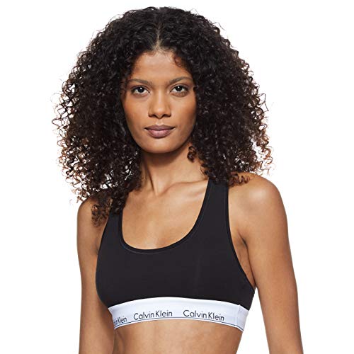 Calvin Klein 0000F3785E, Sujetador para Mujer, Negro (Black), 38 (Talla fabricante: M)
