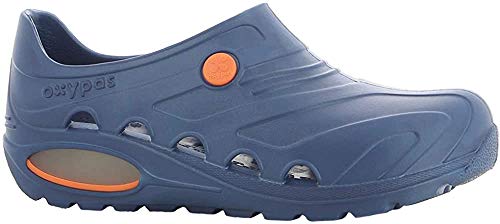 Calzado cómodo tipo zueco sin cordones 'Oxyva’ de Oxypas, color azul, talla 35/36