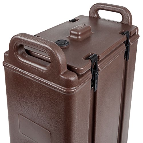 Cambro Camtainer Contenedor Isotermico de Liquidos con Grifo, Marrón, 52x41x22 cm