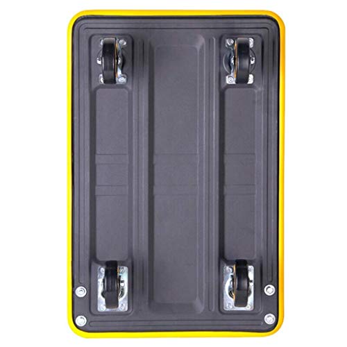 Camión de Mano de Plataforma móvil, Carro de Plataforma Plegable Carro de Plataforma Plana Carro de Plataforma Manual Carro de Empuje for Cargar Almacén móvil Oficina Tienda Hotel al por Mayor