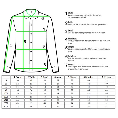 Camisa de manga larga para hombre de Baxboy, de corte ajustado, fácil de planchar, para trajes, negocios, bodas, ocio, R-44 marrón S